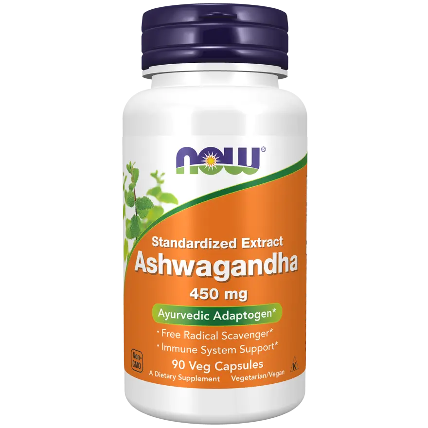 now-ashwagandga-90-copy Now Foods Ashwagandha Standardized Extract 450 mg 90 Veg – Image 1